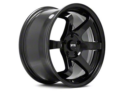 F1R F106 Gloss Black Wheel; 18x8.5 (05-09 Mustang GT, V6)