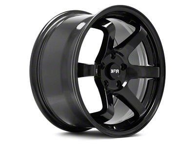 F1R F106 Gloss Black Wheel; 18x9.5; 22mm Offset (05-09 Mustang GT, V6)