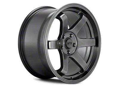 F1R F106 Hyper Black Wheel; 18x8.5 (05-09 Mustang GT, V6)