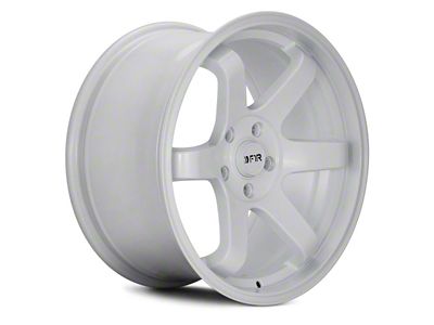 F1R F106 Matte White Wheel; 18x8.5 (05-09 Mustang GT, V6)