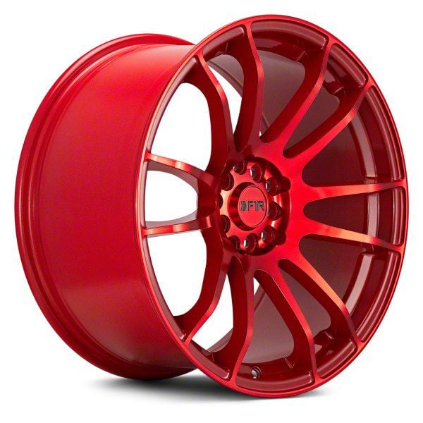 F1R Mustang F107 Candy Red Wheel; 18x8.5; 33mm Offset