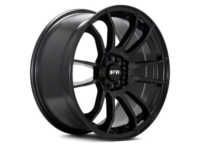 F1R F107 Gloss Black Wheel; 18x8.5; 33mm Offset (05-09 Mustang GT, V6)