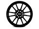 F1R F107 Gloss Black Wheel; 18x8.5 (05-09 Mustang GT, V6)