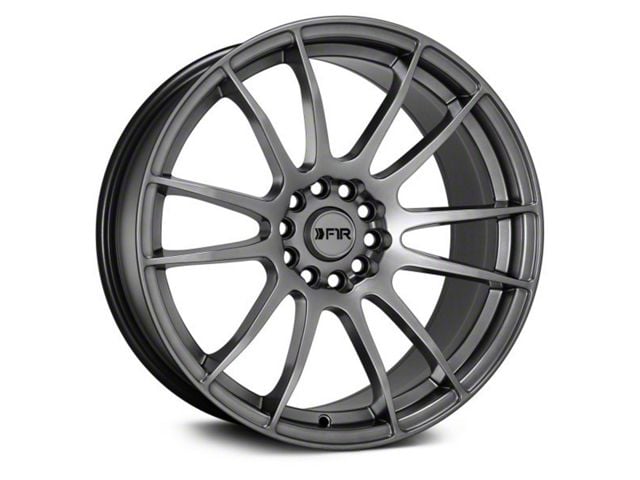 F1R F107 Hyper Black Wheel; 18x9.5 (05-09 Mustang GT, V6)