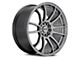 F1R F107 Hyper Black Wheel; 18x9.5 (05-09 Mustang GT, V6)