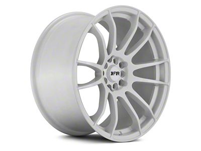 F1R F107 Matte White Wheel; 18x8.5 (05-09 Mustang GT, V6)