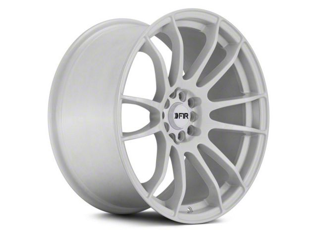 F1R F107 Matte White Wheel; 18x9.5 (05-09 Mustang GT, V6)