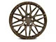 F1R F103 Brushed Bronze Wheel; 17x8.5 (10-14 Mustang GT w/o Performance Pack, V6)