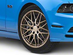 F103 Brushed Bronze Wheel; 19x9; 35mm Offset (10-14 Mustang GT w/o Performance Pack, V6)
