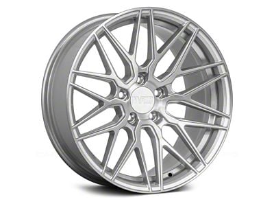 F1R F103 Brushed Silver Wheel; 18x8.5 (10-14 Mustang GT w/o Performance Pack, V6)