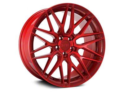 F1R F103 Candy Red Wheel; 17x8.5 (10-14 Mustang GT w/o Performance Pack, V6)