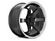 F1R F106 Gunmetal with Polished Lip Wheel; 18x8.5 (10-14 Mustang GT w/o Performance Pack, V6)