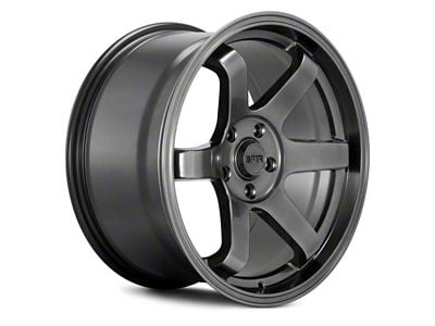 F1R F106 Hyper Black Wheel; 18x8.5 (10-14 Mustang GT w/o Performance Pack, V6)