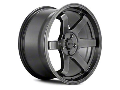 F1R F106 Hyper Black Wheel; 18x9.5 (10-14 Mustang GT w/o Performance Pack, V6)