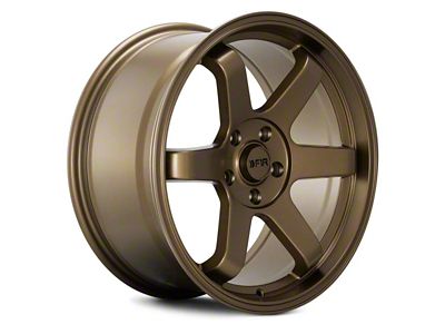F1R F106 Matte Bronze Wheel; 18x8.5; 35mm Offset (10-14 Mustang GT w/o Performance Pack, V6)