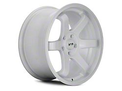F1R F106 Matte White Wheel; 18x9.5; 22mm Offset (10-14 Mustang GT w/o Performance Pack, V6)