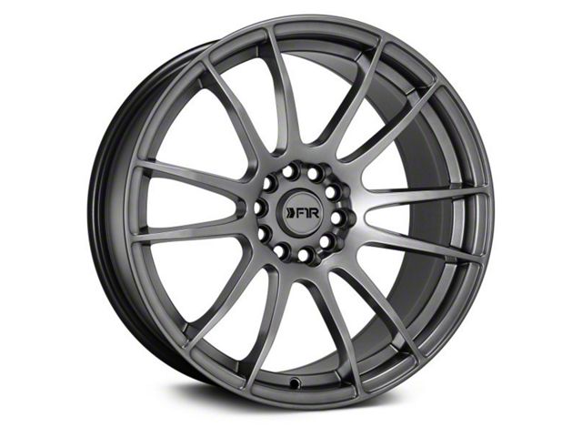 F1R F107 Hyper Black Wheel; 18x8.5 (10-14 Mustang GT w/o Performance Pack, V6)