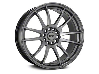 F1R F107 Hyper Black Wheel; 18x9.5 (10-14 Mustang GT w/o Performance Pack, V6)