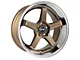F1R FC5 Bronze Wheel; 18x8.5 (10-14 Mustang GT w/o Performance Pack, V6)