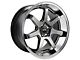 F1R FC7 Hyper Black Wheel; 18x9.5 (10-14 Mustang GT w/o Performance Pack, V6)
