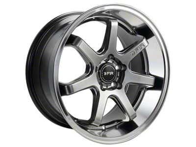 F1R FC7 Hyper Black Wheel; 18x9.5 (10-14 Mustang GT w/o Performance Pack, V6)