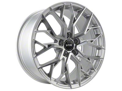 F1R FS3 Machined Silver Wheel; 19x9.5 (10-14 Mustang)