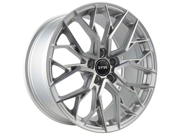 F1R FS3 Machined Silver Wheel; 20x9 (10-14 Mustang)