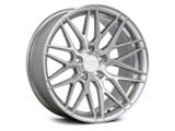 F1R F103 Brushed Silver Wheel; 20x10; 38mm Offset (24-25 Mustang)