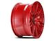 F1R F103 Candy Red Wheel; 17x8.5 (94-98 Mustang)