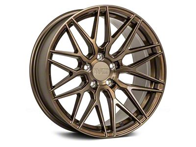 F1R F103 Gloss Black Wheel; 17x8.5; 38mm Offset (94-98 Mustang)