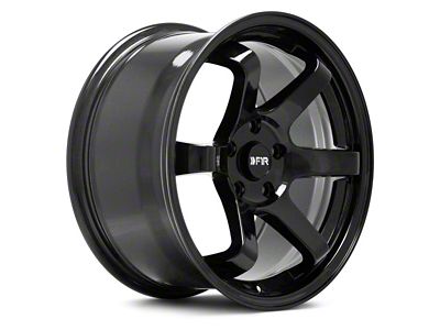 F1R F106 Gloss Black Wheel; 18x9.5; 22mm Offset (94-98 Mustang)