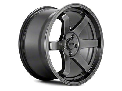 F1R F106 Hyper Black Wheel; 18x8.5; 35mm Offset (94-98 Mustang)