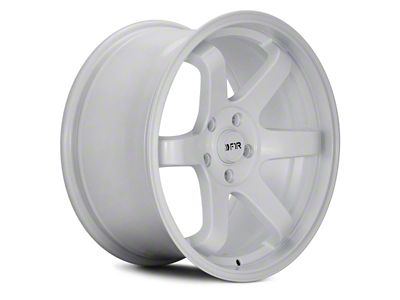 F1R F106 Matte White Wheel; 18x9.5; 38mm Offset (94-98 Mustang)