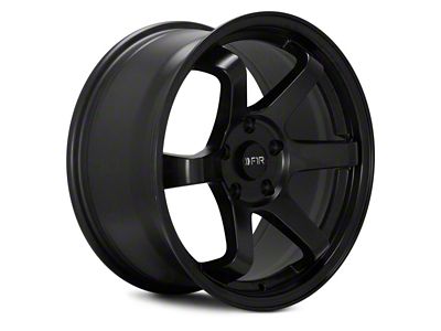 F1R F106 Satin Black Wheel; 17x8 (94-98 Mustang)