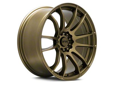 F1R F107 Matte Bronze Wheel; 17x8; 35mm Offset (94-98 Mustang)