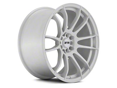 F1R F107 Matte White Wheel; 17x8; 35mm Offset (94-98 Mustang)