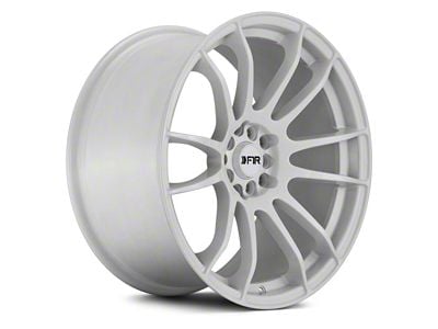 F1R F107 Matte White Wheel; 18x8.5 (94-98 Mustang)