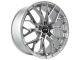 F1R FS3 Machined Silver Wheel; 19x8.5; 35mm Offset (94-98 Mustang GT, V6)