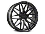 F1R F103 Gloss Black Wheel; 18x8.5; 38mm Offset (99-04 Mustang)