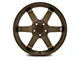 F1R F106 Matte Bronze Wheel; 17x8 (99-04 Mustang)