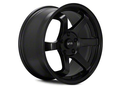 F1R F106 Satin Black Wheel; 17x8; 35mm Offset (99-04 Mustang)