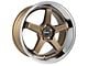 F1R FC5 Bronze Wheel; 18x9.5 (99-04 Mustang)