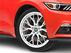 FS3 Machined Silver Wheel; 20x9; 35mm Offset (15-23 Mustang GT, EcoBoost, V6)