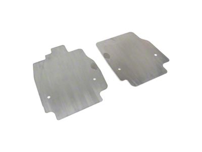 Fabspeed Motorsport Aluminum Floor/Track Mats; Raw (20-25 Corvette C8)
