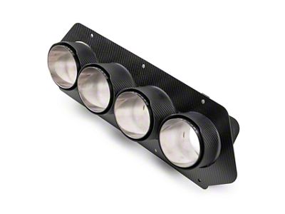 Fabspeed Motorsport Quad Exhaust Tips; Carbon Fiber (23-25 Corvette C8 Z06)