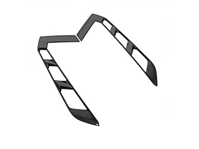 Fabspeed Motorsport Rear Hatch Louvers; Carbon Fiber (20-25 Corvette C8 Coupe)