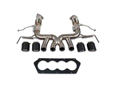 Fabspeed Motorsport Supersport X-Pipe Titanium Cat-Back Exhaust System with Carbon Fiber Tips (23-25 Corvette C8 Z06)