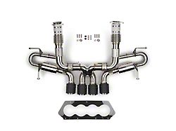 Fabspeed Motorsport Valved Center Exit Conversion Exhaust System without Tips (23-26 Corvette C8 E-Ray, Stingray w/ Center Exit Conversion Bumper)