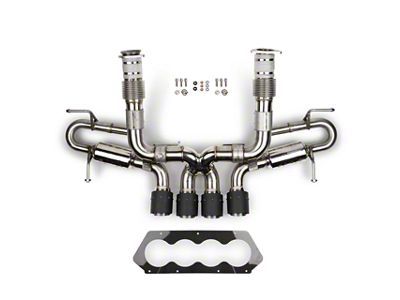 Fabspeed Motorsport Valvetronic Cat-Back Exhaust System with Carbon Fiber Tips (23-25 Corvette C8 Z06)