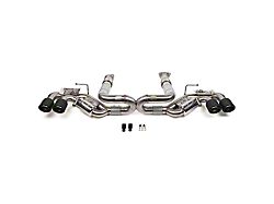 Fabspeed Motorsport Valvetronic Maxflo Cat-Back Exhaust System with Satin Black Tips (23-26 Corvette C8 E-Ray w/ NPP Dual Mode Exhaust)